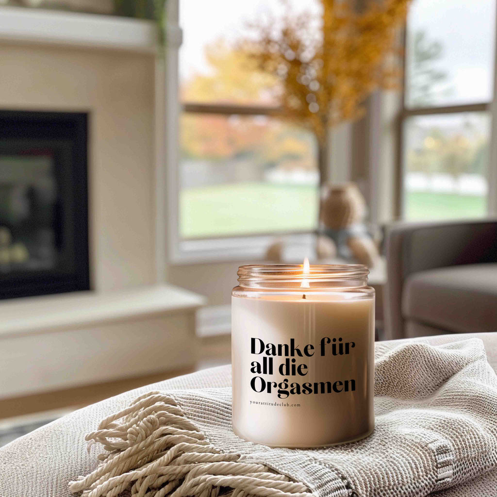 Thank You for All the Orgasms | Funny Candle | Handmade with Soy Wax