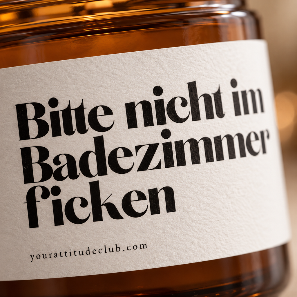 Bitte nicht im Badezimmer f*cken