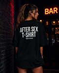 AFTER SEX T-SHIRT | Oversize Shirt Unisex mit Backprint, Statement Shirt aus Bio-Baumwolle