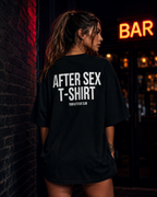 AFTER SEX T-SHIRT | Oversize Shirt Unisex mit Backprint, Statement Shirt aus Bio-Baumwolle