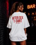 AFTER SEX T-SHIRT | Oversize Shirt Unisex mit Backprint, Statement Shirt aus Bio-Baumwolle