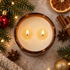 ALL I WANT FOR CHRISTMAS IS MEINE RUHE! – Weihnachtskerze Naturgras Etikett | Weihnachtsgeschenk | Geschenk für Freunde, Familie & Kollegen