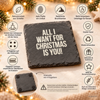 ALL I WANT FOR CHRISTMAS IS YOU! – Weihnachtskerze | Romantisches Weihnachtsgeschenk | Geschenk für Partner, Freundin, Freund & Lieblingsmensch