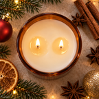 ALL I WANT FOR CHRISTMAS IS YOU NAKED! – Weihnachtskerze Naturgras Etikett | Weihnachtsgeschenk | Geschenk für Partner, Freundin & Freund | Geschenkidee