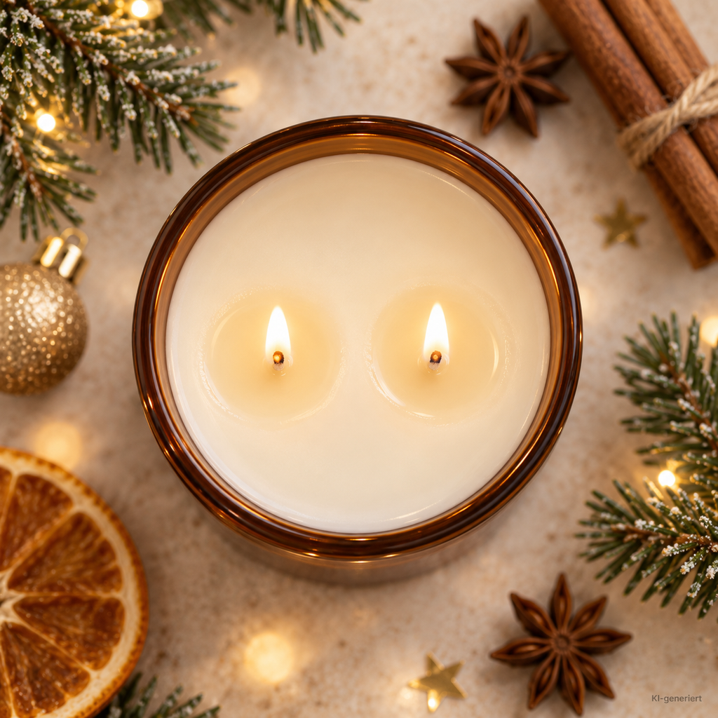 ALL THE JINGLE LADIES – Weihnachtskerze Naturgras Etikett | Weihnachtsgeschenk für Freundin, Kollegin & Frauen | Geschenkidee Weihnachten