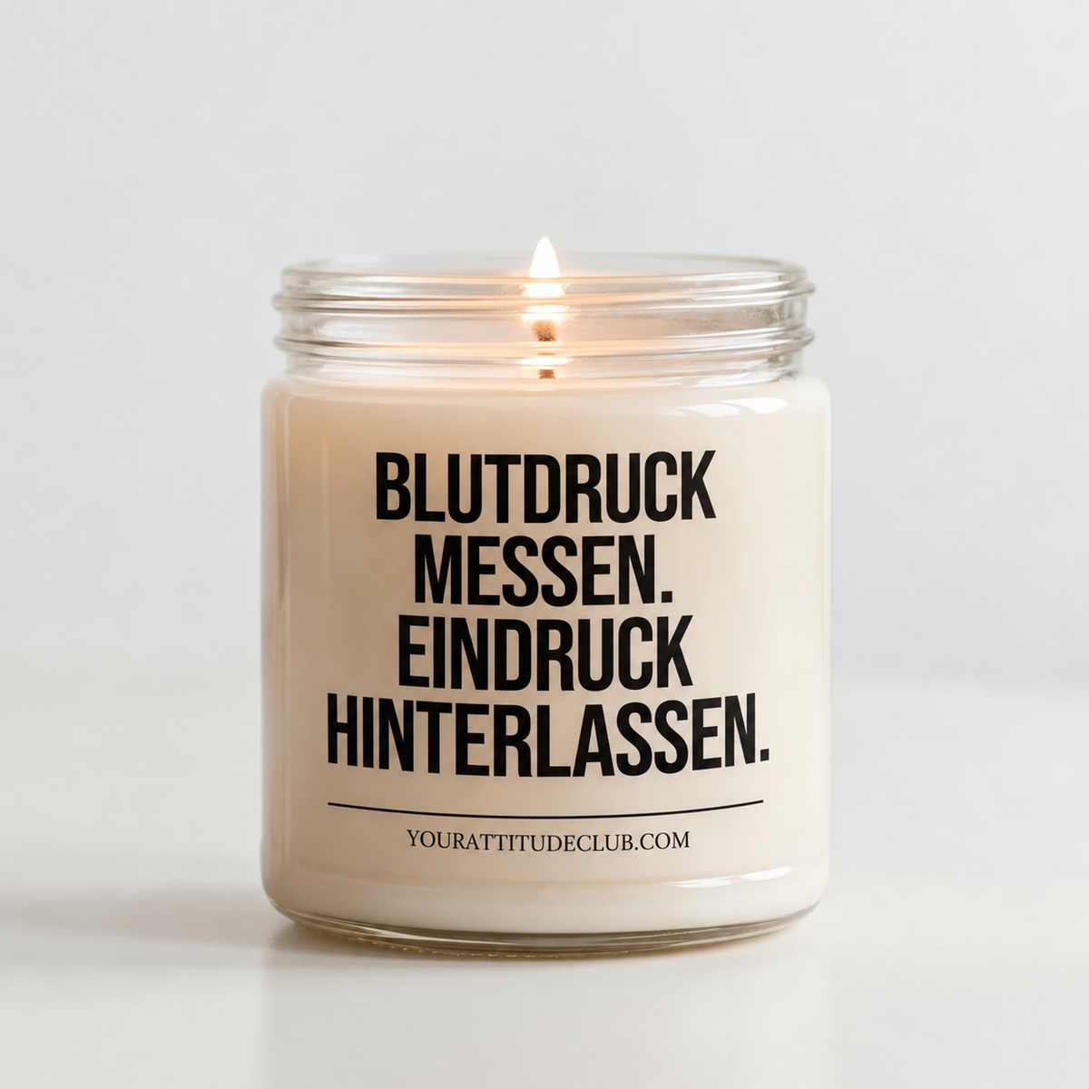 BLUTDRUCK MESSEN. EINDRUCK HINTERLASSEN. | Kerze Pflegefachkraft, Geschenk Pflege, Krankenschwester, Pfleger, Krankenpflege, Altenpflege
