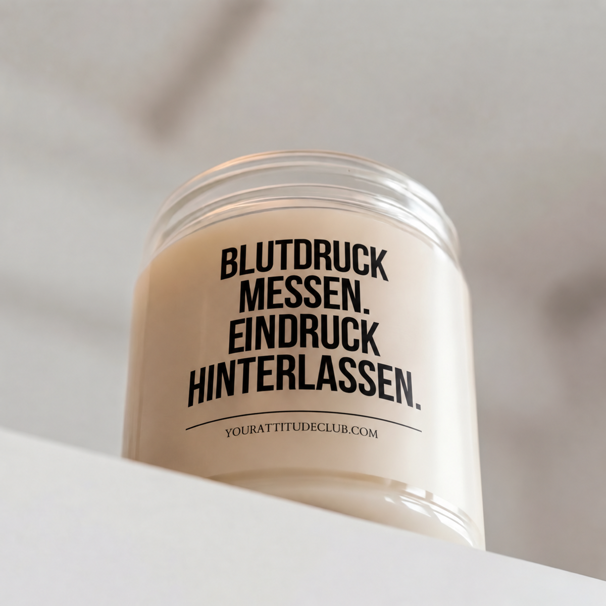 BLUTDRUCK MESSEN. EINDRUCK HINTERLASSEN. | Kerze Pflegefachkraft, Geschenk Pflege, Krankenschwester, Pfleger, Krankenpflege, Altenpflege