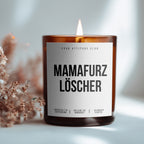 Mamafurzlöscher | 300ml Duftkerze mit Humor & 2 Dochten für echte Lacher
