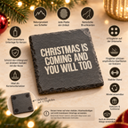 CHRISTMAS IS COMING AND YOU WILL TOO – Weihnachtskerze | Freches Weihnachtsgeschenk | Geschenk für Partner, Freundin, Freund & Paare | Weihnachten