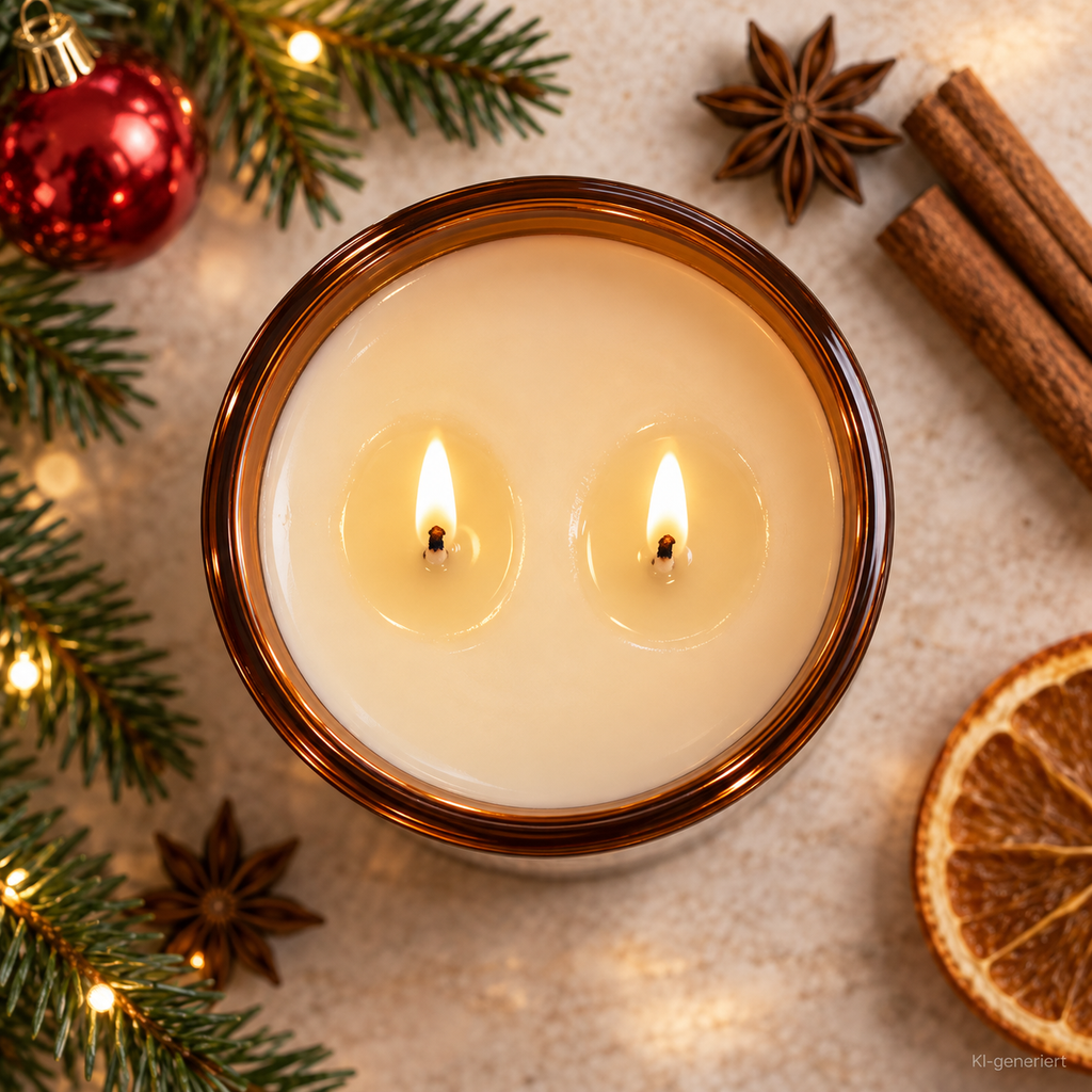 CHRISTMAS IS COMING AND YOU WILL TOO – Weihnachtskerze Naturgras Etikett | Weihnachtsgeschenk | Geschenk für Partner & Freunde | Geschenkidee Weihnachten