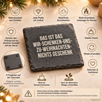 DAS IST DAS WIR-SCHENKEN-UNS-ZU-WEIHNACHTEN-NICHTS GESCHENK – Weihnachtskerze Naturgras Etikett | Weihnachtsgeschenk | Geschenkidee Weihnachten