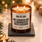 DAS IST DAS WIR-SCHENKEN-UNS-ZU-WEIHNACHTEN-NICHTS GESCHENK – Weihnachtskerze Naturgras Etikett | Weihnachtsgeschenk | Geschenkidee Weihnachten
