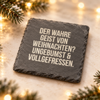 DER WAHRE GEIST VON WEIHNACHTEN? UNGEBUMST & VOLLGEFRESSEN. – Weihnachtskerze | Lustiges Weihnachtsgeschenk | Geschenk für Freunde, Partner & Familie