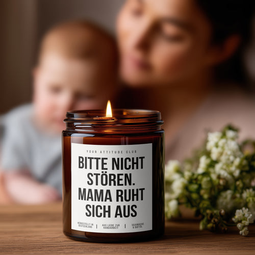 Please do not disturb. Mom is resting | the perfect relaxation candle for stressed moms