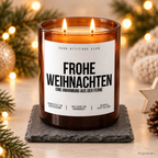 FROHE WEIHNACHTEN EINE UMARMUNG AUS DER FERNE – Weihnachtskerze | Weihnachtsgeschenk | Geschenk für Familie, Freunde & Lieblingsmenschen