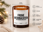 FROHE WEIHNACHTEN EINE UMARMUNG AUS DER FERNE – Weihnachtskerze | Weihnachtsgeschenk | Geschenk für Familie, Freunde & Lieblingsmenschen