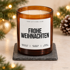FROHE WEIHNACHTEN – Weihnachtskerze | Weihnachtsgeschenk | Geschenk für Familie, Freunde & Kolleg:innen | Geschenkidee Weihnachten