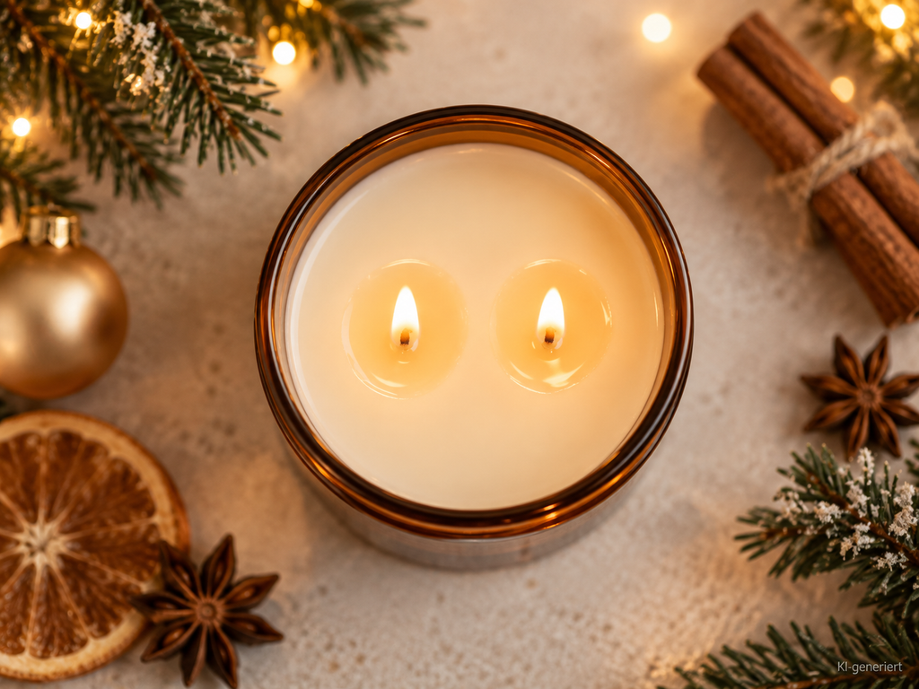 FROHE WEIHNACHTEN – Weihnachtskerze Naturgras Etikett | Weihnachtsgeschenk | Geschenk für Familie, Freunde & Kolleg:innen | Geschenkidee Weihnachten