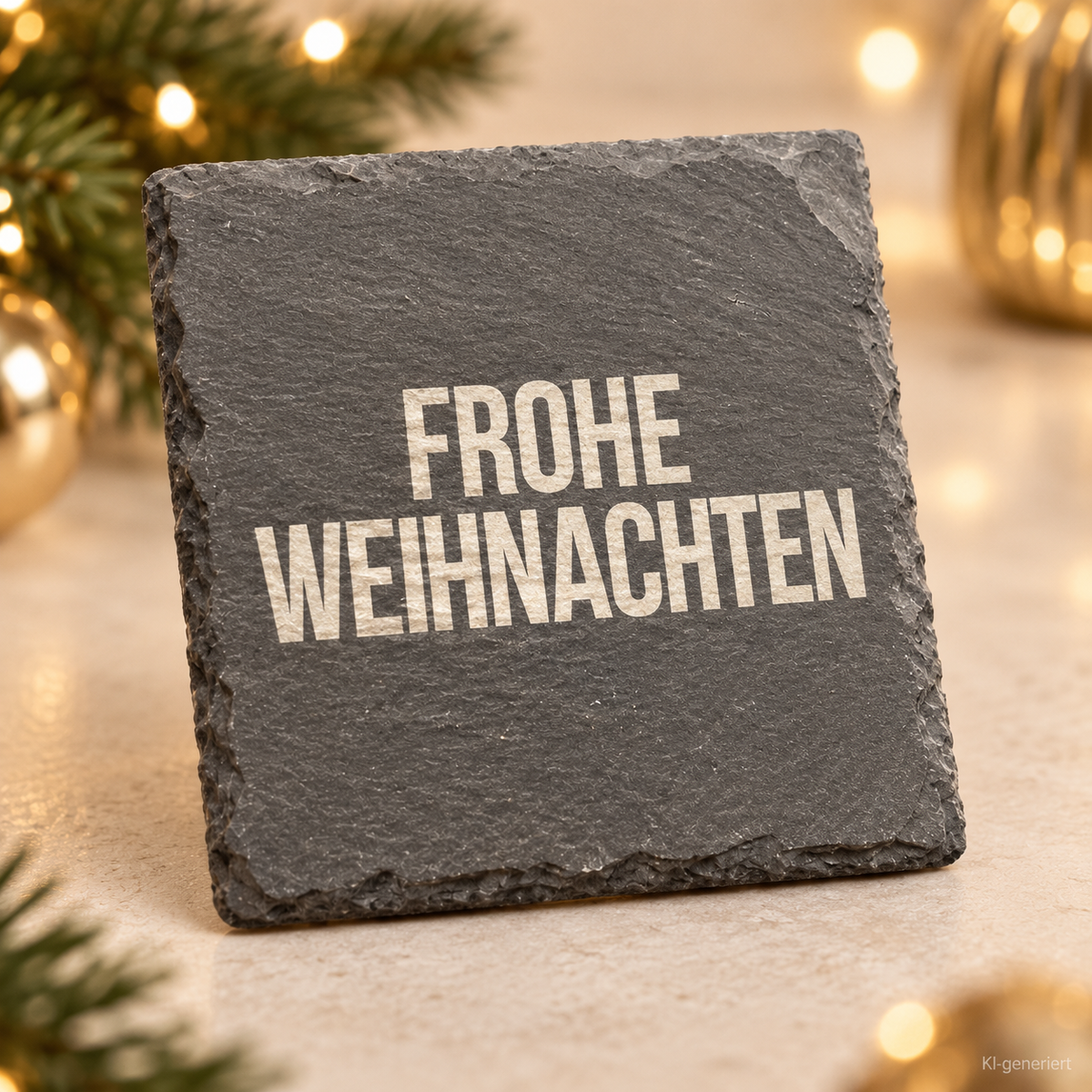 FROHE WEIHNACHTEN – Weihnachtskerze Naturgras Etikett | Weihnachtsgeschenk | Geschenk für Familie, Freunde & Kolleg:innen | Geschenkidee Weihnachten