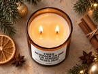 FROHE WEIHNACHTEN UND EIN SCHÖNES NEUES JAHR – Weihnachtskerze Naturgras Etikett | Weihnachtsgeschenk | Geschenk für Familie, Freunde & Kolleg:innen