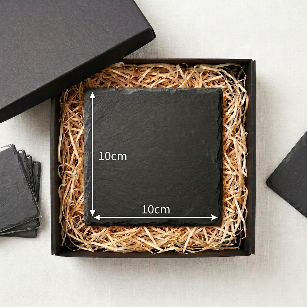Diese Aufgabe hat höchste Priorität. Genau wie die letzten zwölf. – Schiefer Untersetzer 10x10 cm, lustiges Büro Geschenk, Geschenk für Arbeitskollegen, handgravierter Naturstein