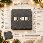 HO HO HO – Weihnachtskerze | Weihnachtsgeschenk | Geschenk für Familie, Freunde & Kolleg:innen | Wichtelgeschenk | Geschenkidee Weihnachten