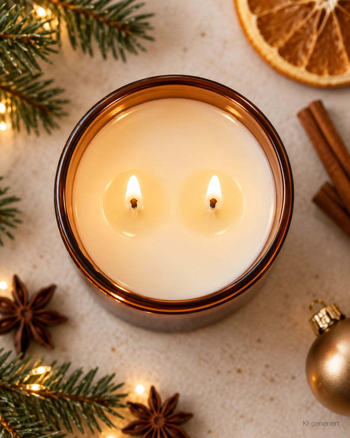 HO HO HO – Weihnachtskerze | Weihnachtsgeschenk | Geschenk für Familie, Freunde & Kolleg:innen | Wichtelgeschenk | Geschenkidee Weihnachten