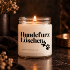 Hundefurz Löscher Kerze mit Pfötchen – lustige Candle für Hundebesitzer, witziges Geschenk, Sojawachs Duftkerze, Fun Candle, Geschenkidee Tierfreunde Your Attitude Club