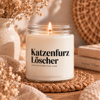 Katzenfurz Löscher Kerze – lustige Candle für Katzenliebhaber, witziges Geschenk, Sojawachs Kerze, Fun Candle, Geschenkidee für Tierfreunde Your Attitude Club