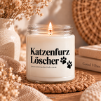 Katzenfurz Löscher mit Pfoten Kerze – lustige Candle für Katzenliebhaber, witziges Geschenk, Sojawachs Duftkerze, Fun Candle, Geschenkidee Tierfreunde Your Attitude Club