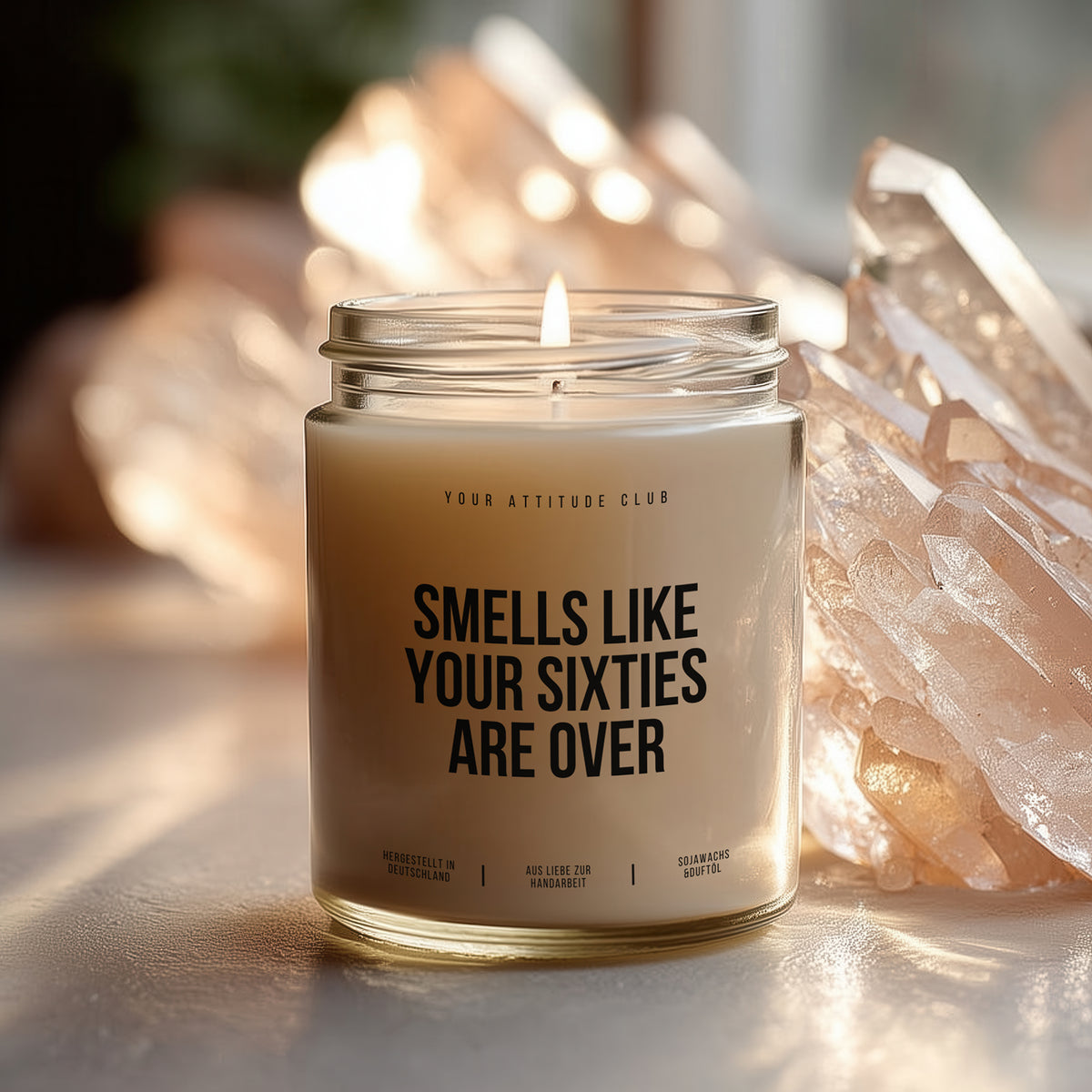 Smells like your sixties are over | Lustige Kerze zum Geburtstag