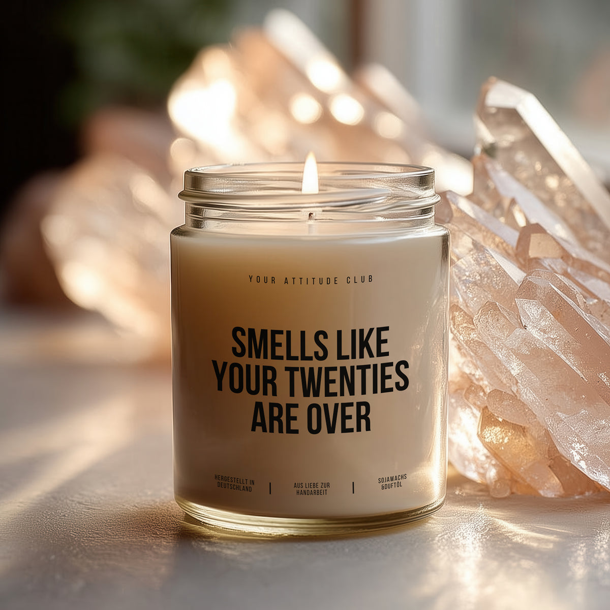 Smells like your twenties are over | Lustige Kerze zum Geburtstag