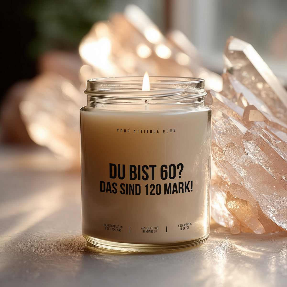 Du bist 60? Das sind 120 Mark! | Lustige Kerze zum Geburtstag