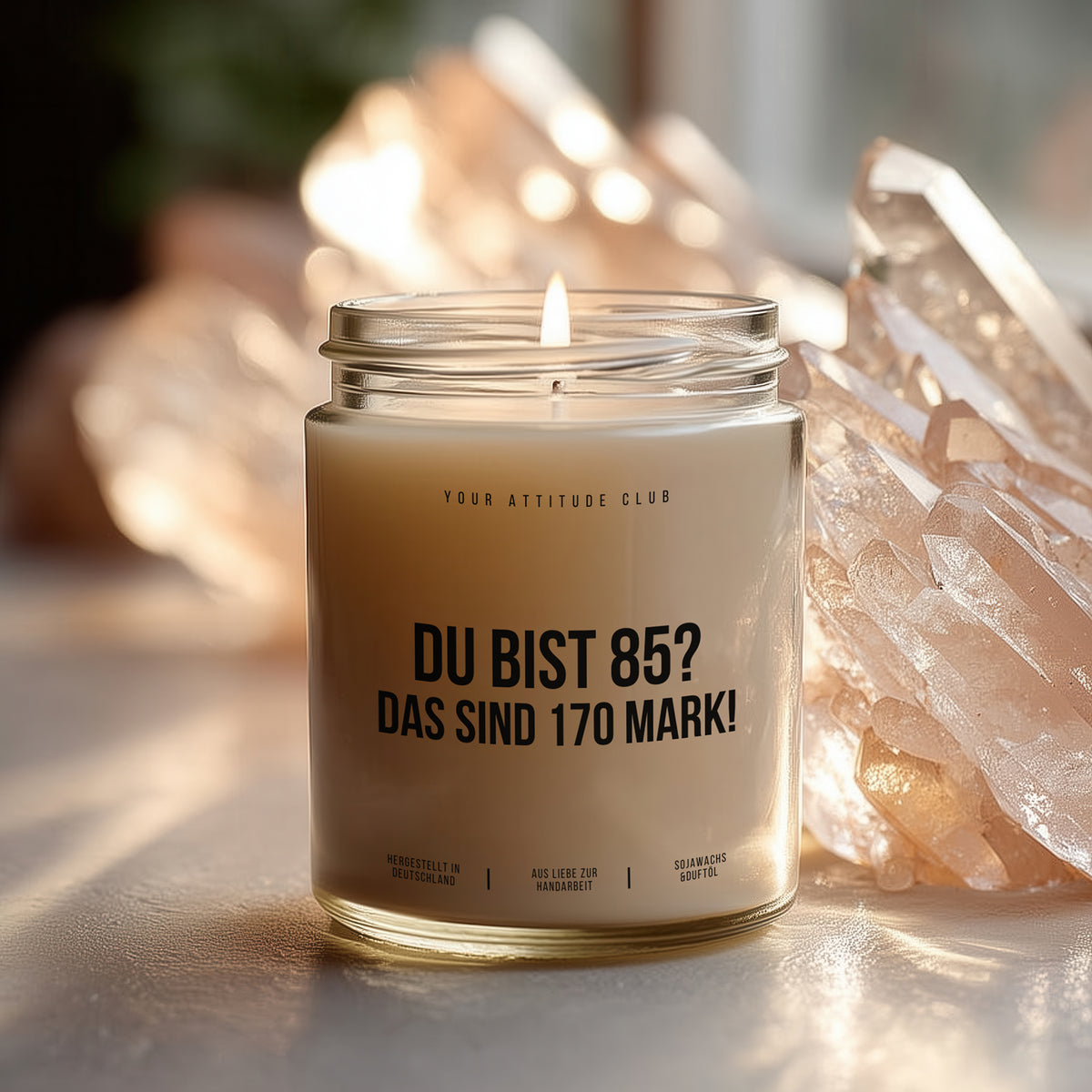 Du bist 85? Das sind 180 Mark! | Lustige Kerze zum Geburtstag
