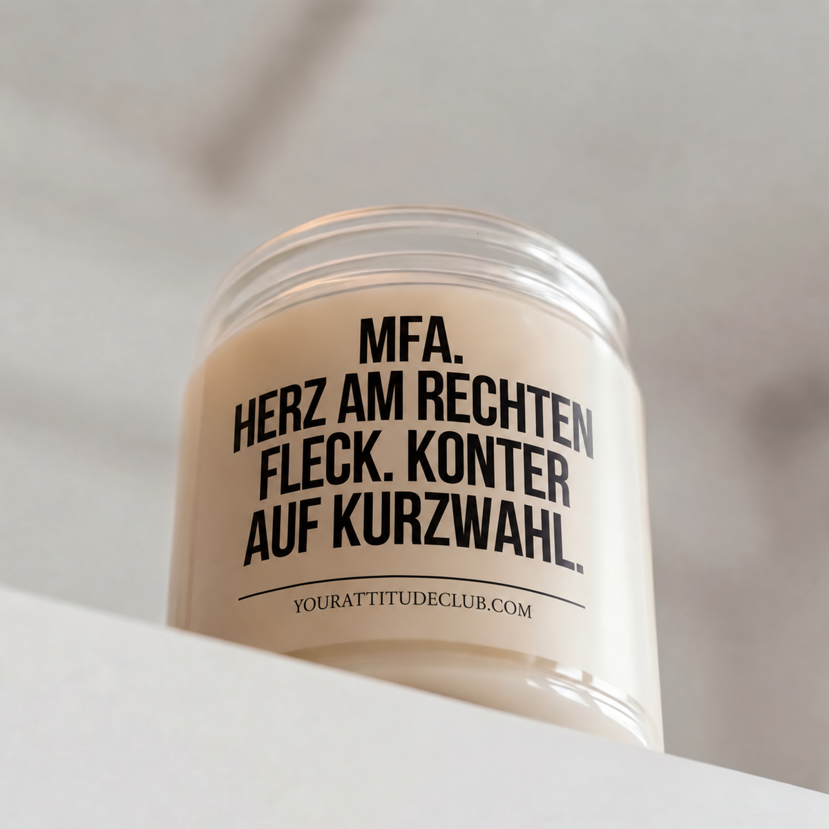 MFA. HERZ AM RECHTEN FLECK. KONTER AUF KURZWAHL. | Kerze Pflegefachkraft, Geschenk Pflege, Krankenschwester, Pfleger, Pflegepersonal