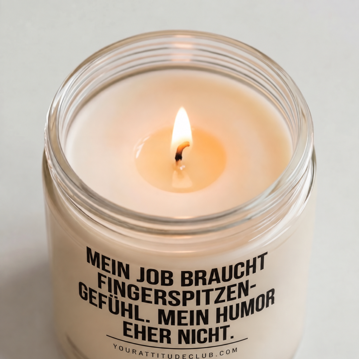 ICH NEHME BLUT AB. UND KEIN BLATT VOR DEN MUND. | Kerze Pflegefachkraft, Geschenk Pflege, Krankenschwester, Pfleger, Pflegepersonal