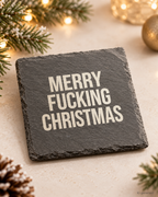 MERRY FUCKING CHRISTMAS – Weihnachtskerze Naturgras Etikett | Lustiges Weihnachtsgeschenk | Geschenk für Freundin, Kollegin & Freunde | Geschenkidee Weihnachten