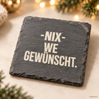 NIX – WE GEWÜNSCHT. – Weihnachtskerze | Lustiges Weihnachtsgeschenk | Geschenk für Freunde, Familie, Kollegen & Nachbarn | Geschenkidee Weihnachten