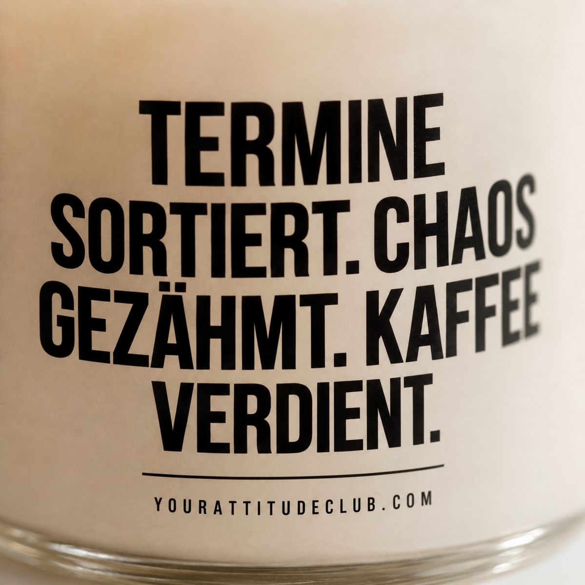 TERMINE SORTIERT. CHAOS GEZÄHMT. KAFFEE VERDIENT. | Kerze Pflegefachkraft, Geschenk Pflege, Krankenschwester, Pfleger, Pflegepersonal, Team