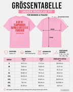 A GF IS TEMPORARY, BEING A HOT EX IS FOREVER – Schwarzes Unisex T-Shirt mit weißem Backprint | Regular Fit Statement Shirt