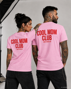COOL MOM CLUB – Schwarzes Unisex T-Shirt mit weißem Backprint | Regular Fit Mama Shirt | Cool Mom Shirt | Muttertag & Geschenk für Mama