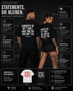 CURRENTLY IN MY “I DON’T HAVE TIME FOR THIS SHIT” ERA – schwarzes Unisex Oversize Shirt mit weißem Backprint, freches Statement T-Shirt, Streetwear