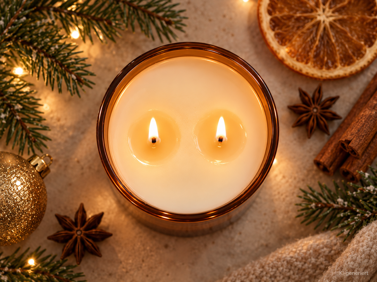 FESTIVE AS FUCK – Weihnachtskerze Naturgras Etikett | lustiges Weihnachtsgeschenk | Geschenk für Freunde, Kolleginnen & Familie | Geschenkidee Weihnachten