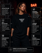 I WISH ALL MY PROBLEMS WERE AS SMALL AS MY BOOBS | Oversize Shirt Unisex mit Frontprint, Statement Shirt aus Bio-Baumwolle