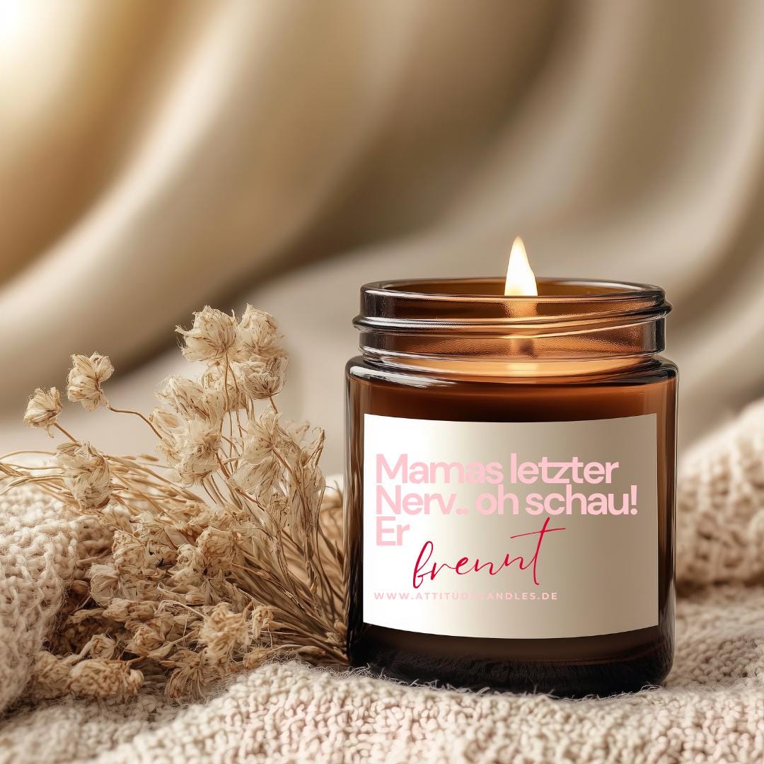 Mamas letzter Nerv.. oh schau! Er brennt | Your Attitude Club Geschenke für Mann & Frau | Geburtstag | Einzug | Umzug | Partner - Perfekt als Geschenk für jeden Anlass