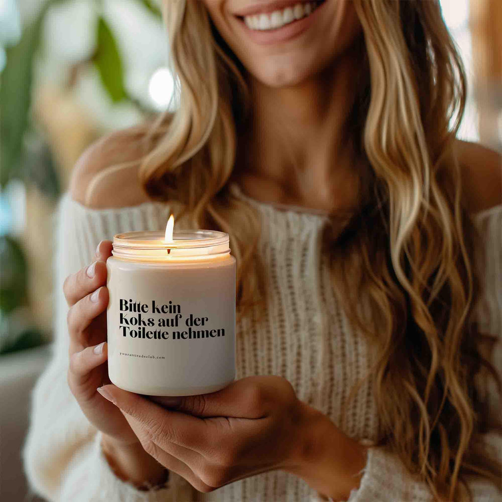 Geschenk Kerze von Your Attitude Club. Perfekt für Freunde, Familie, Kollegen und Partner.