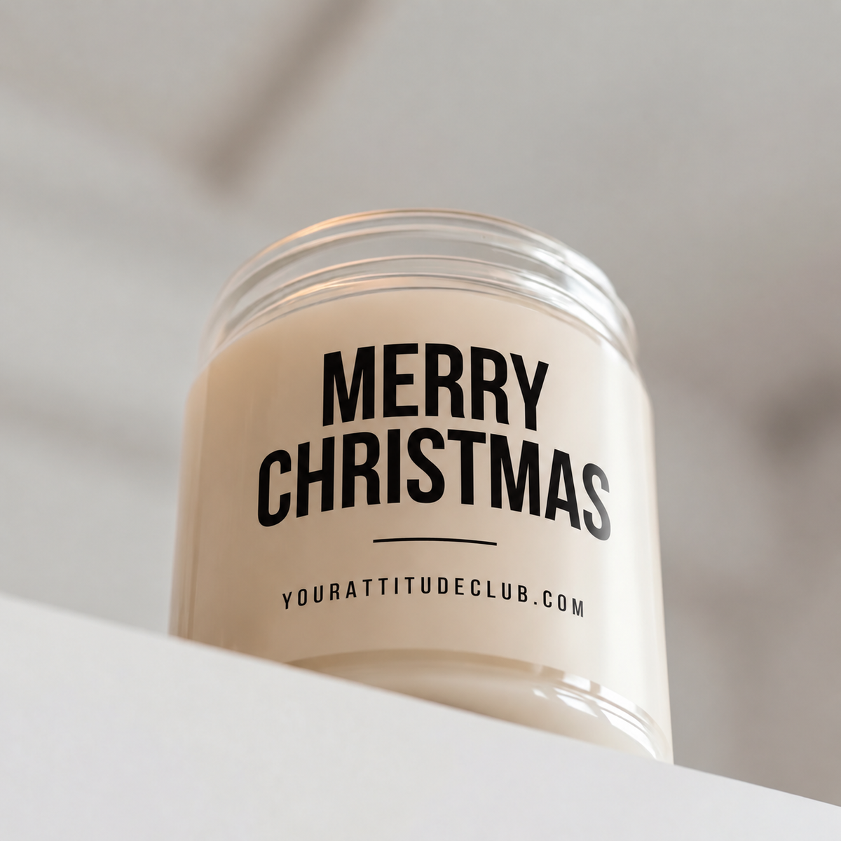 MERRY CHRISTMAS | Weihnachtskerze, Weihnachtsgeschenk, Geschenk für Familie, Freunde, Kollegen, Nachbarn, Wichtelgeschenk