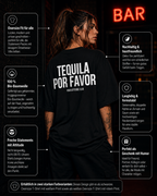 TEQUILA POR FAVOR | Oversize Shirt Unisex mit Backprint, Statement Shirt aus Bio-Baumwolle